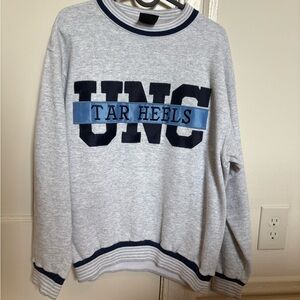 Vintage UNC Tar Heels Gray Sweater